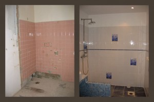 Rénovation studio Bages (Aude) - salle d'eau